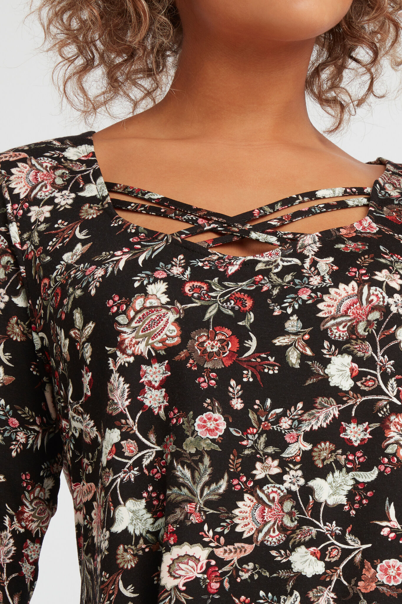 T&uacute;nica con tiras cruzadas image number 5