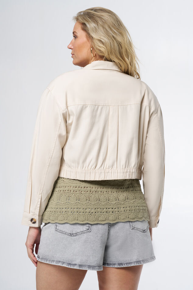 Chaqueta cargo de corte holgado image number 3