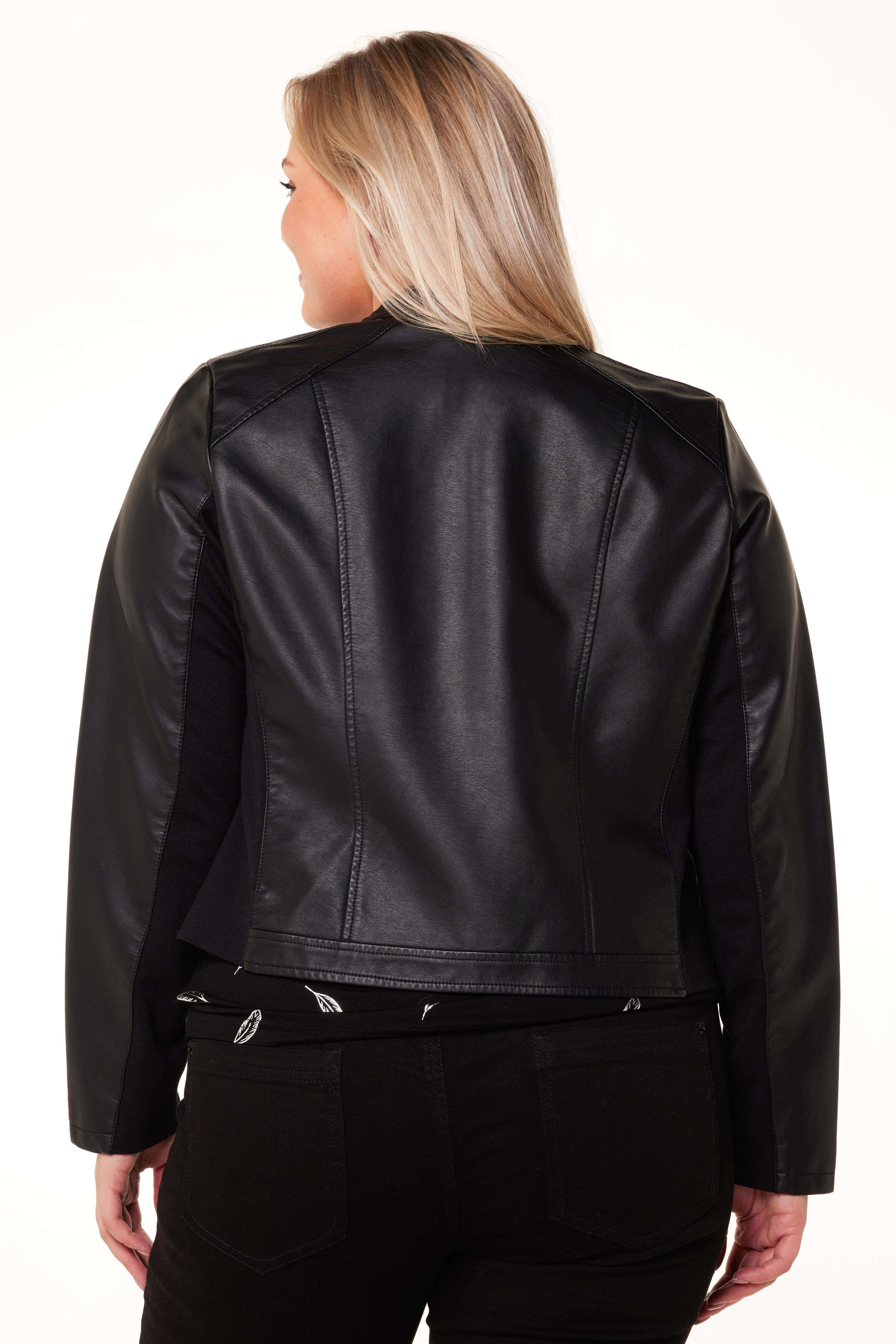 Chaqueta de cuero sint&eacute;tico  image number 3