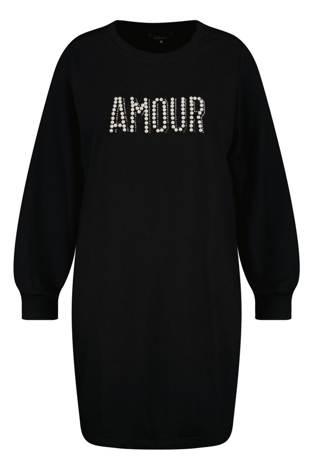 Vestido suéter con la palabra «Amour»  image number 1