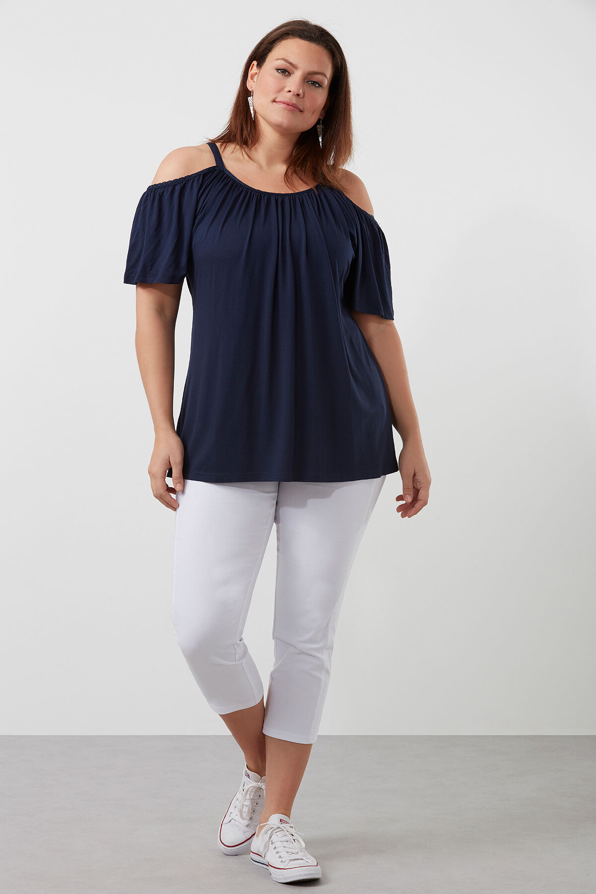 Pantalones pirata con cremalleras image number 4