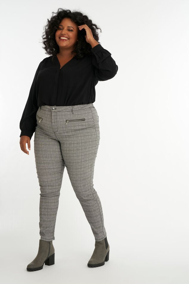 Pantalones con cremalleras decorativas image number 0