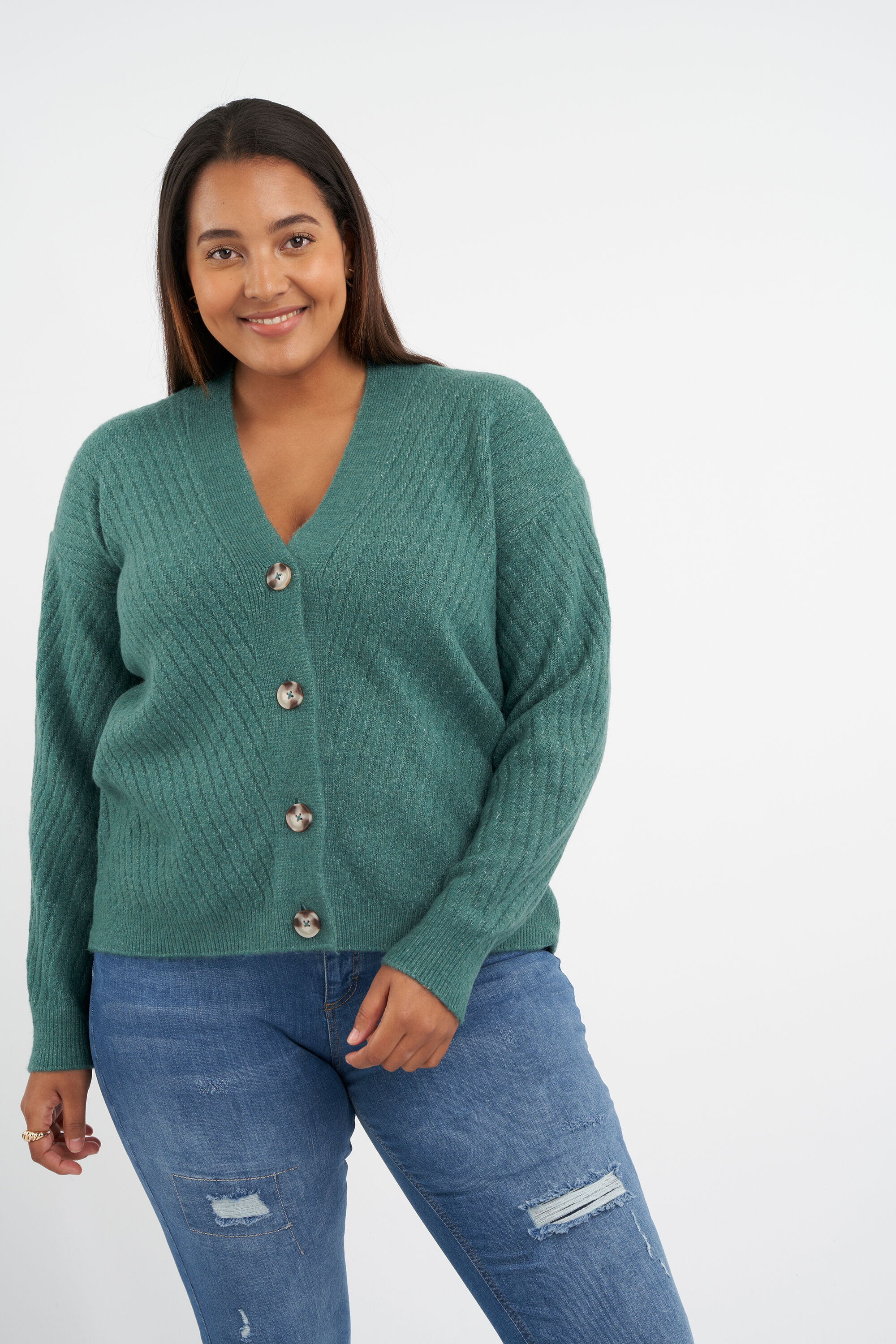 C&aacute;rdigan de punto image number 7