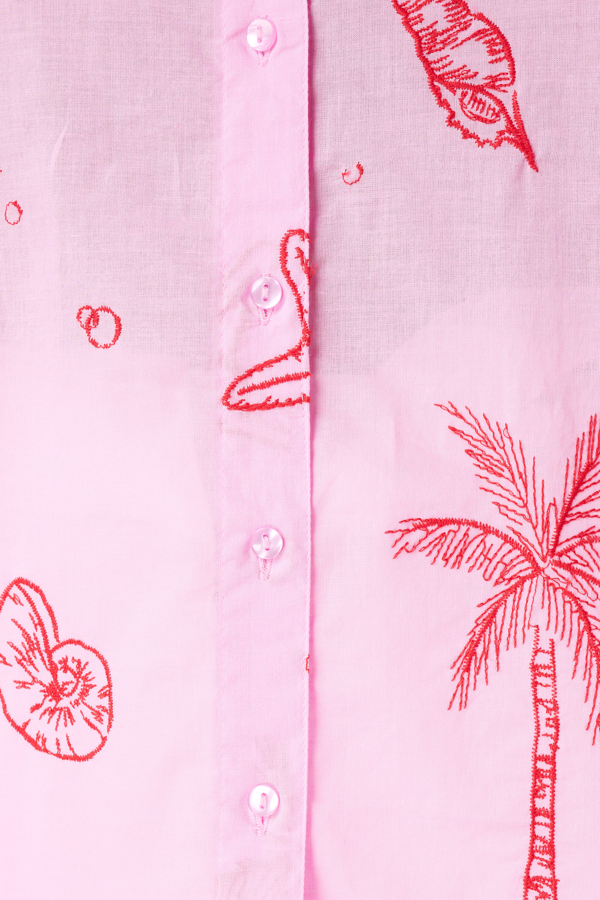 Blusa con estampado tropical image number 6