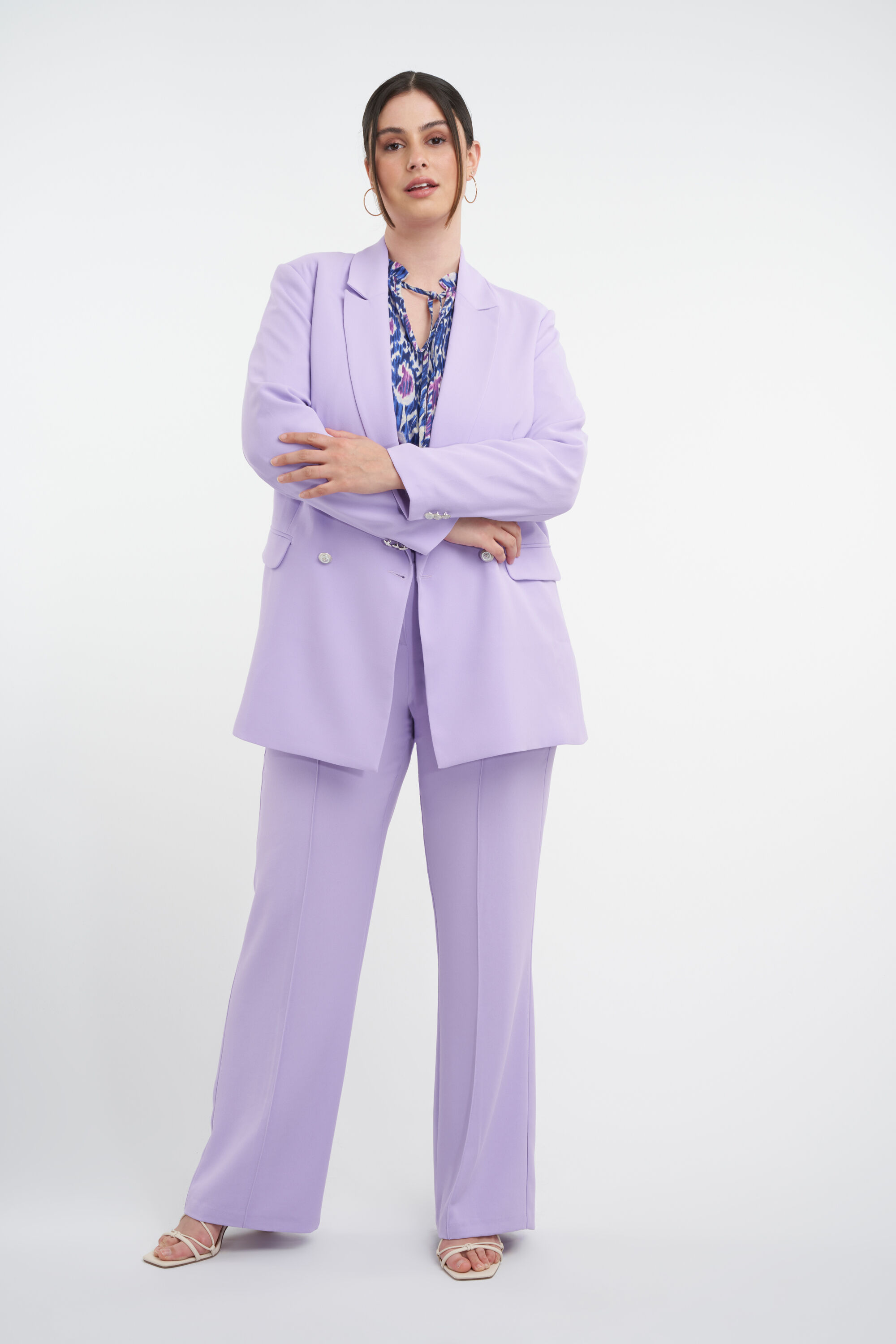 Blazer con doble pechera image number 5