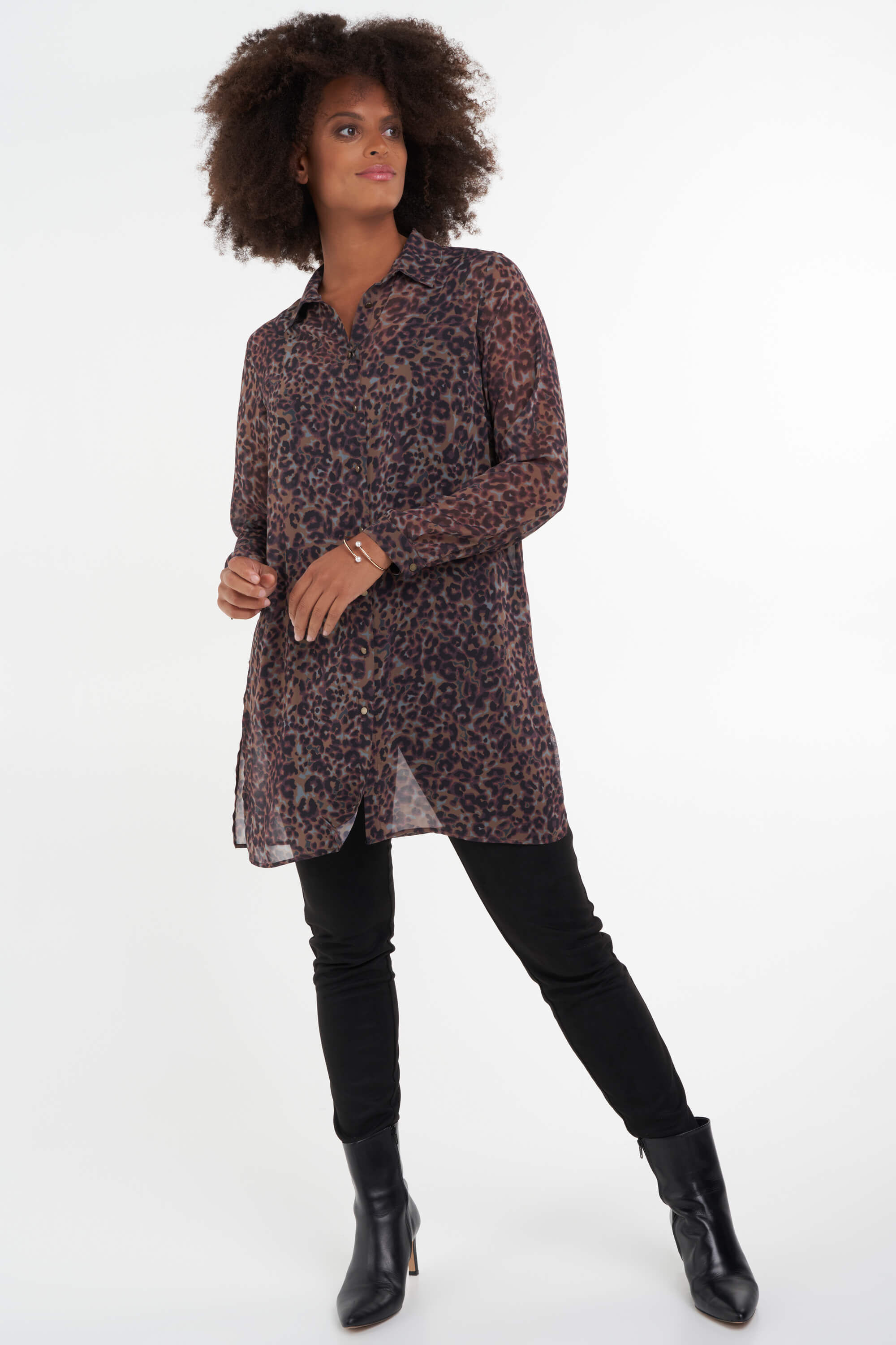 Leggins con blusa larga on sale