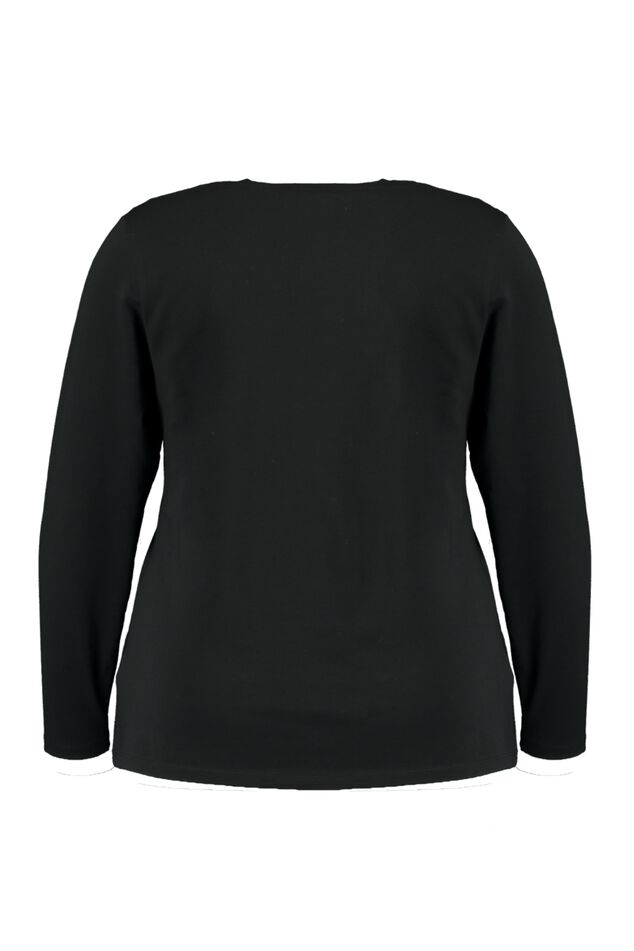 Camiseta básica de manga larga image number 2