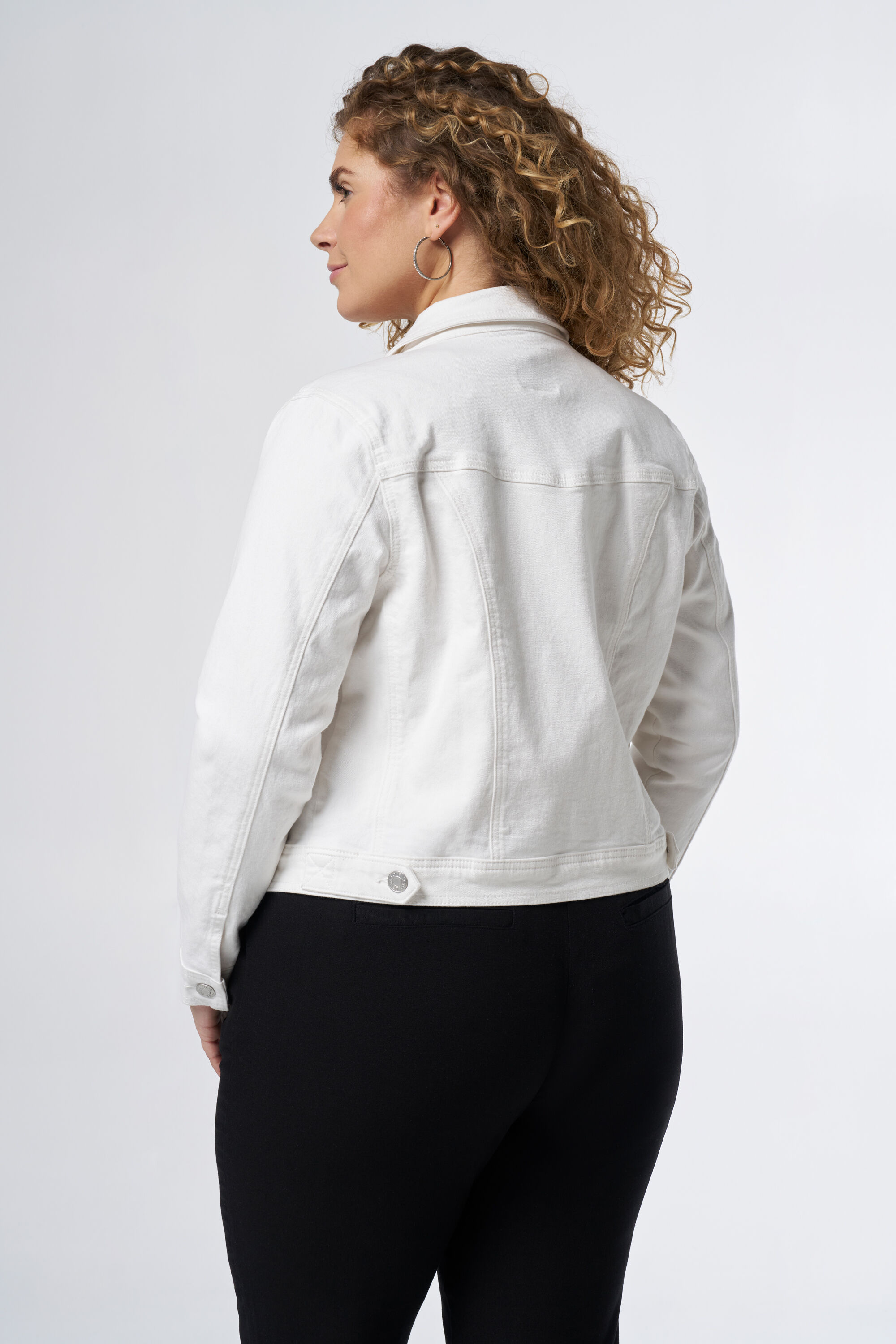 Cazadora vaquera el&aacute;stica image number 3