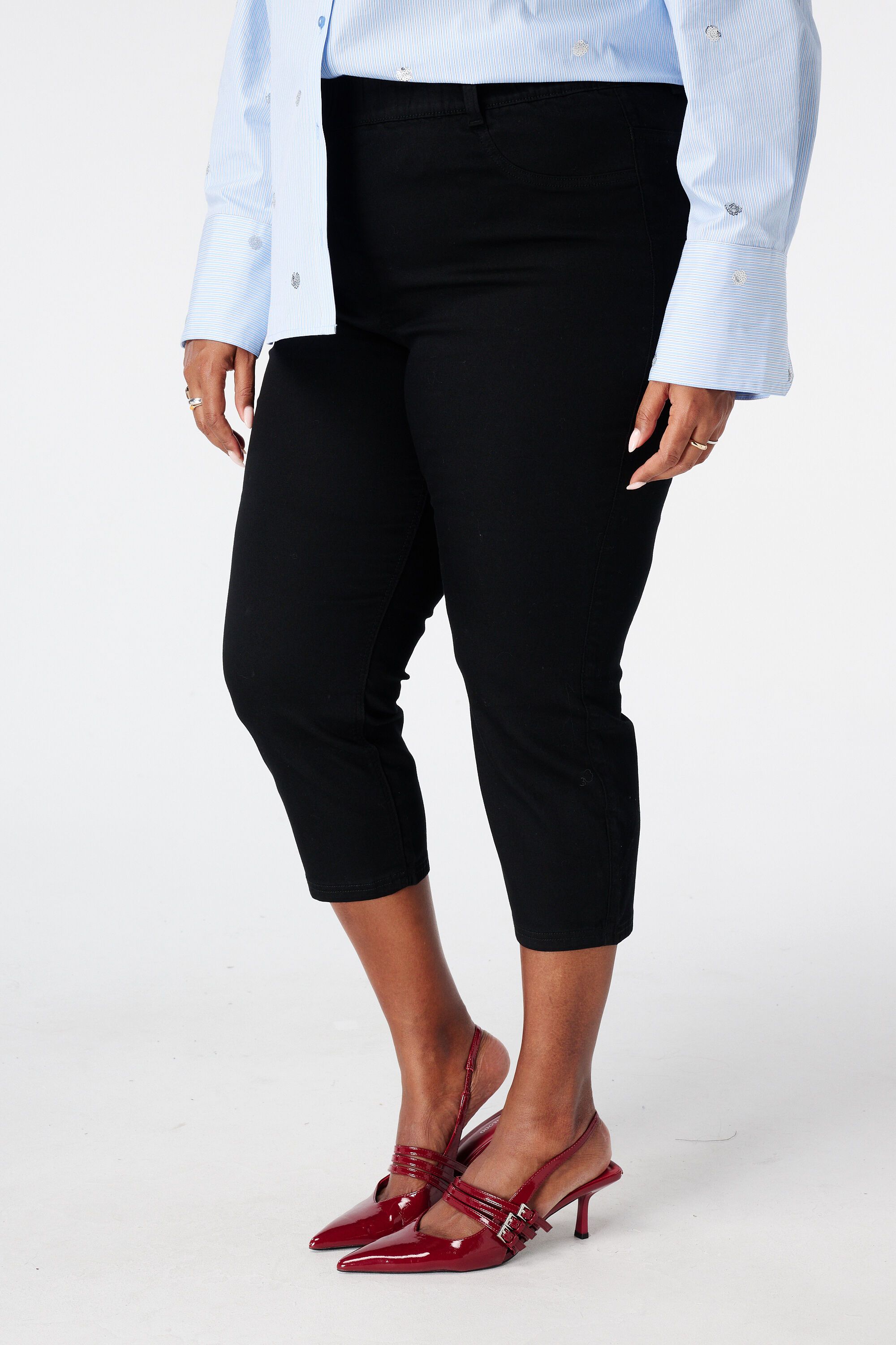 Treggings con aspecto denim image number 5