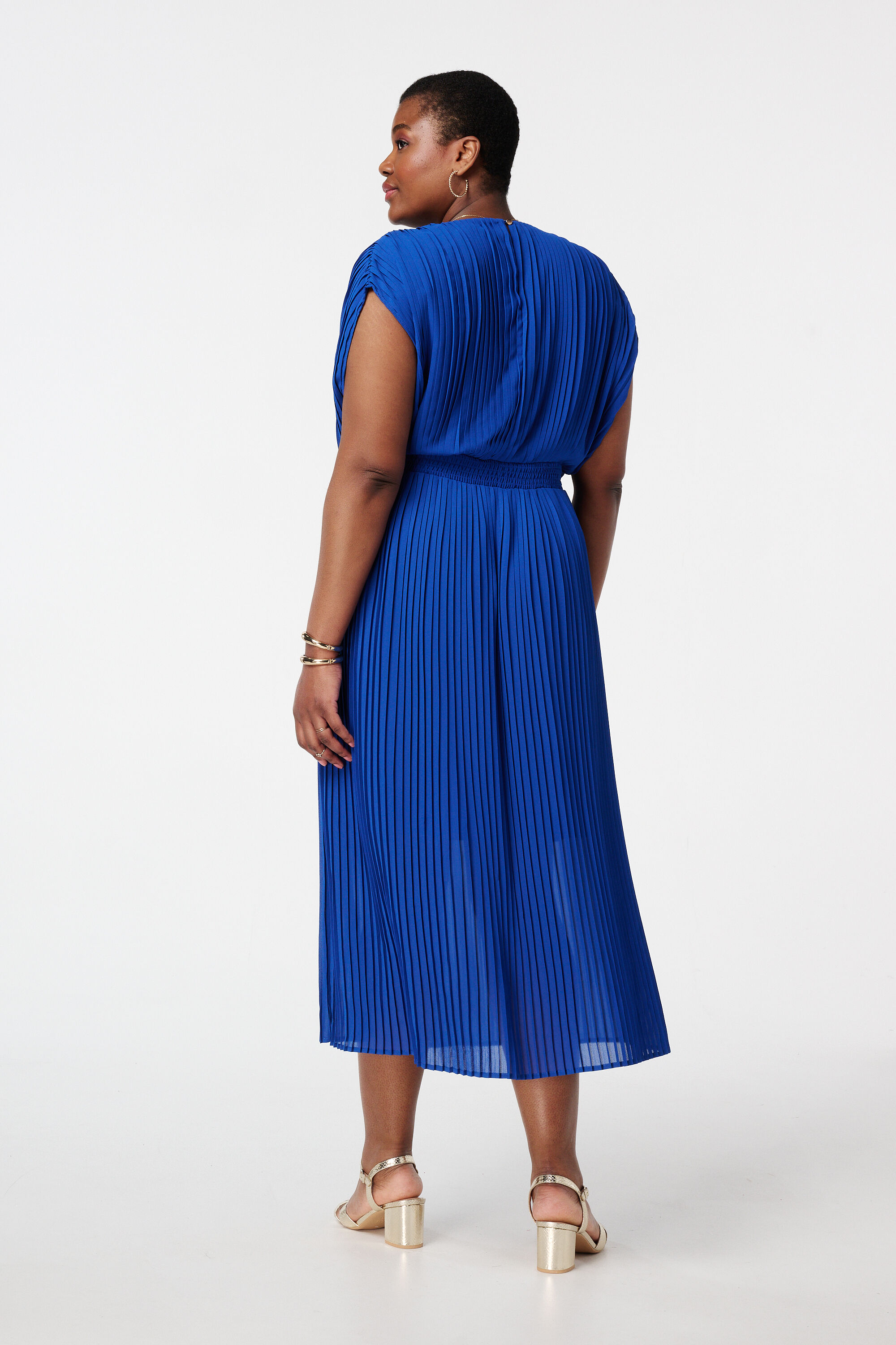 Vestido plisado image number 3