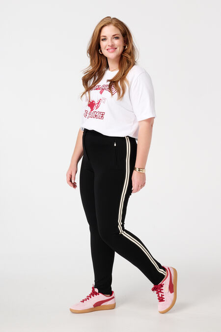 Legging con una tira lateral Legging con una tira lateral
