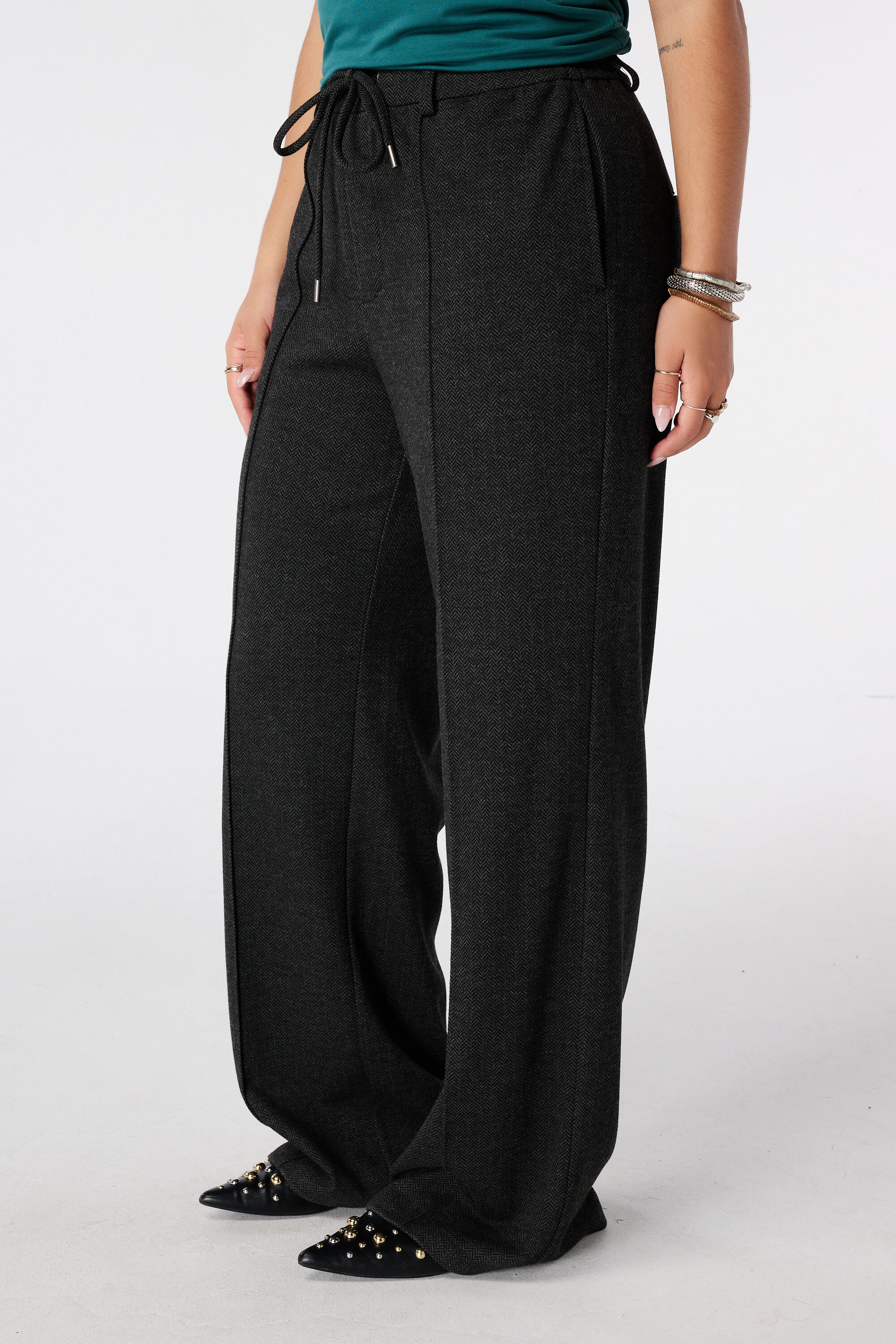 Pantalones con rayas diplom&aacute;ticas image number 5