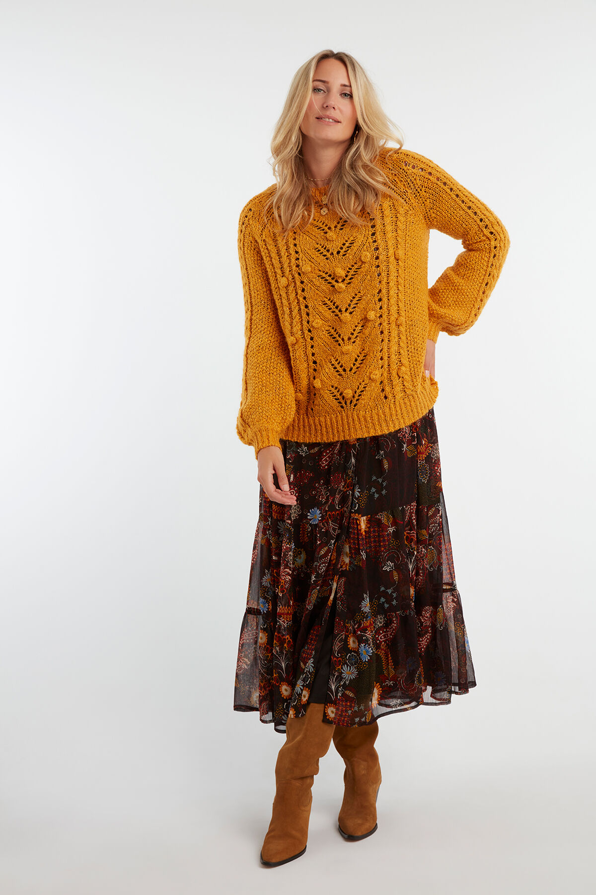 Vestido largo semitransparente image number 7