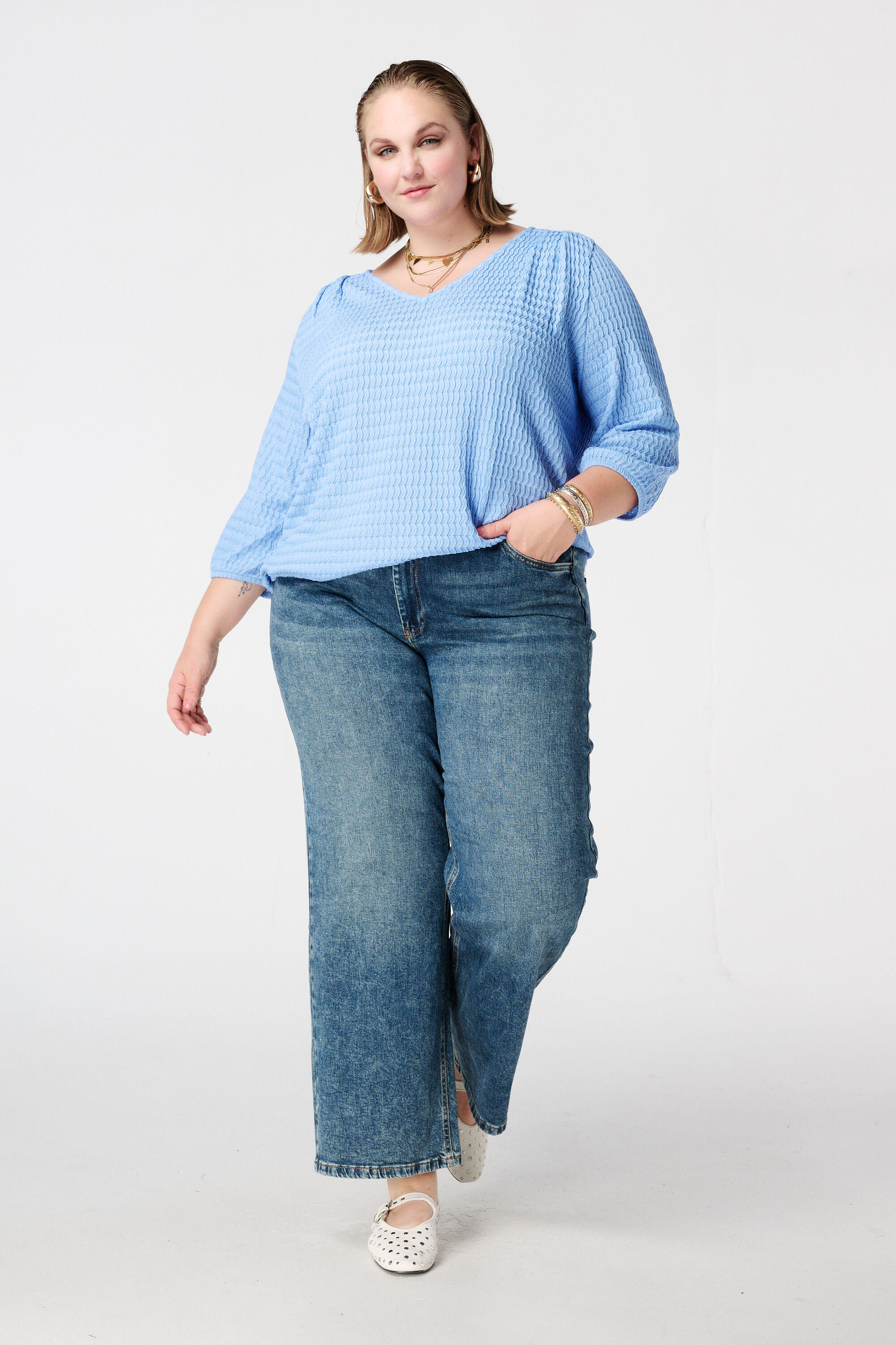 Top de punto con estructura image number 5