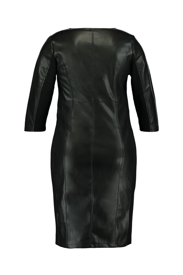Vestido de cuero sintético image number 2