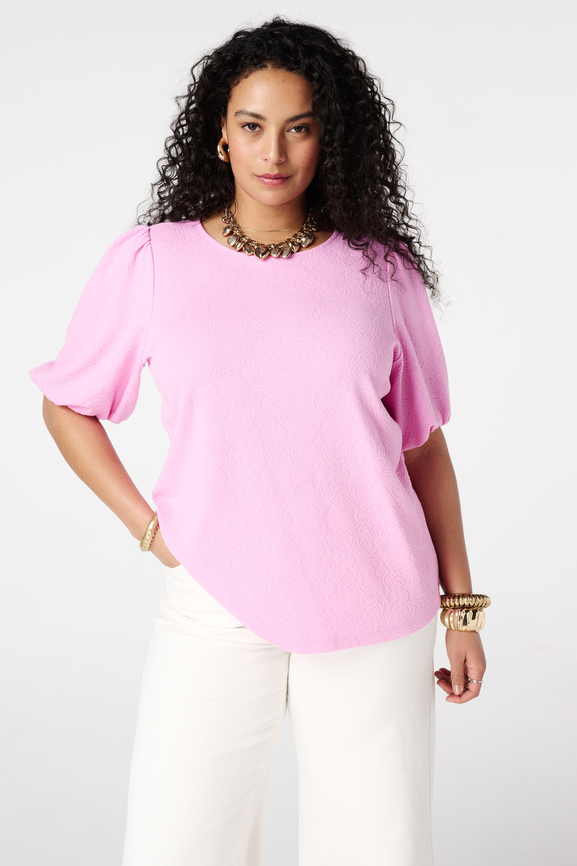 Top con estampado floral