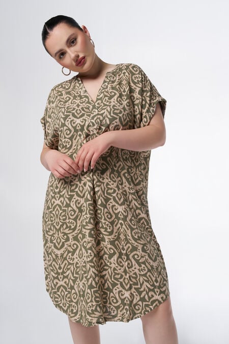 Amplio vestido estampado Amplio vestido estampado