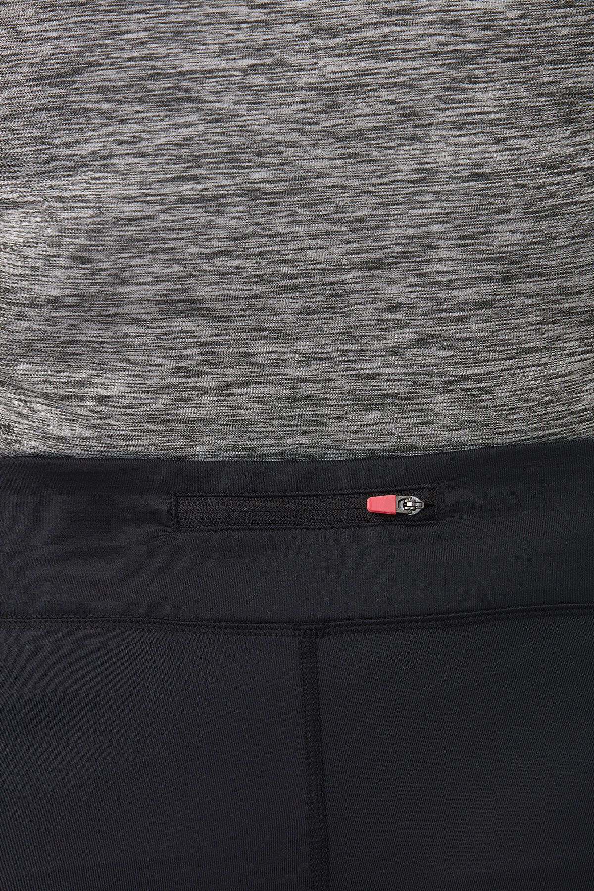 Leggings deportivos con estampado y panel de malla image number 6