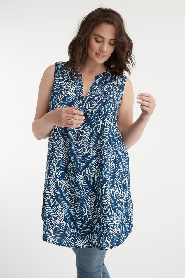 Blusa de encaje sin mangas image number 0