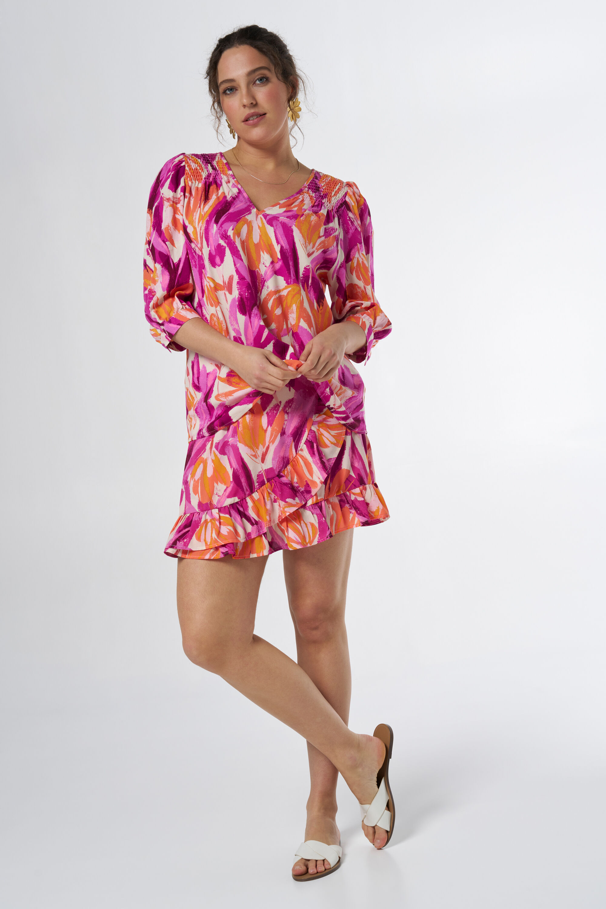 Blusa con detalles fruncidos image number 5