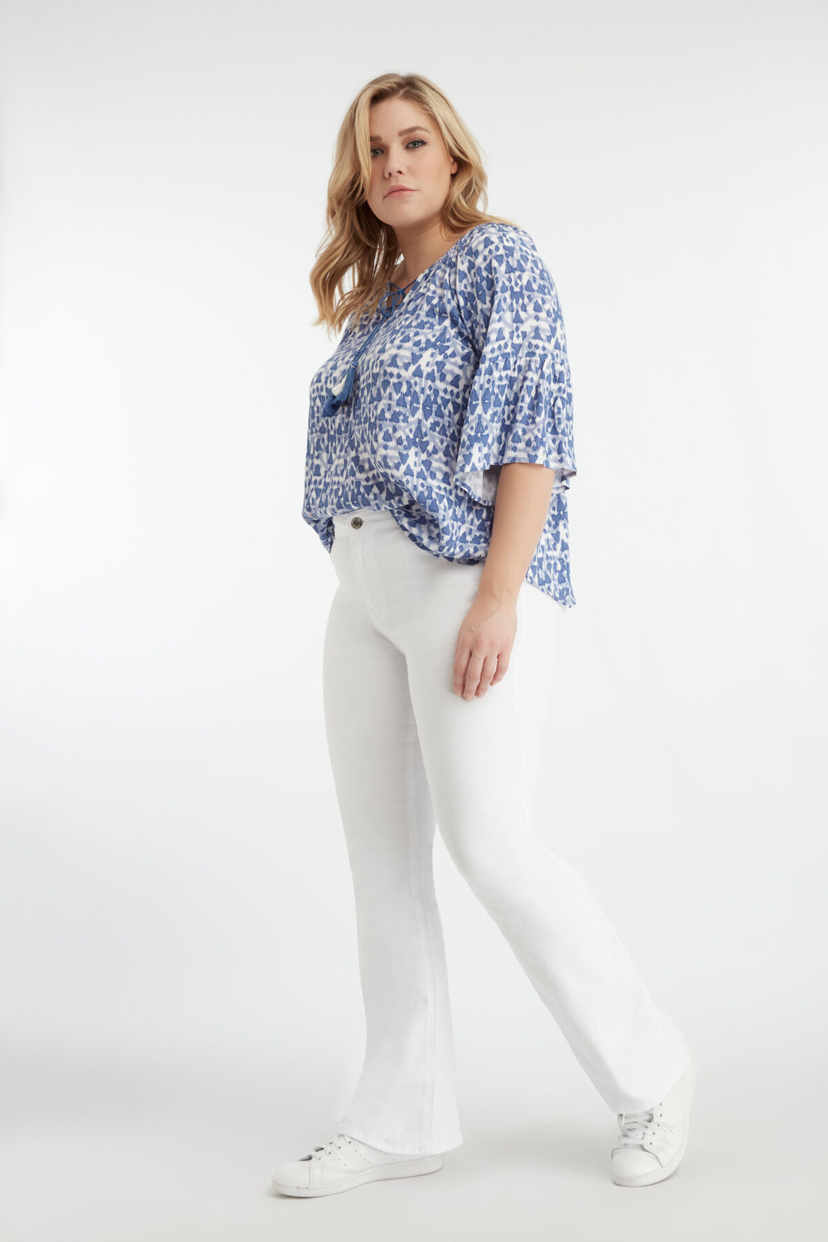 Blusa con manga campana image number 5