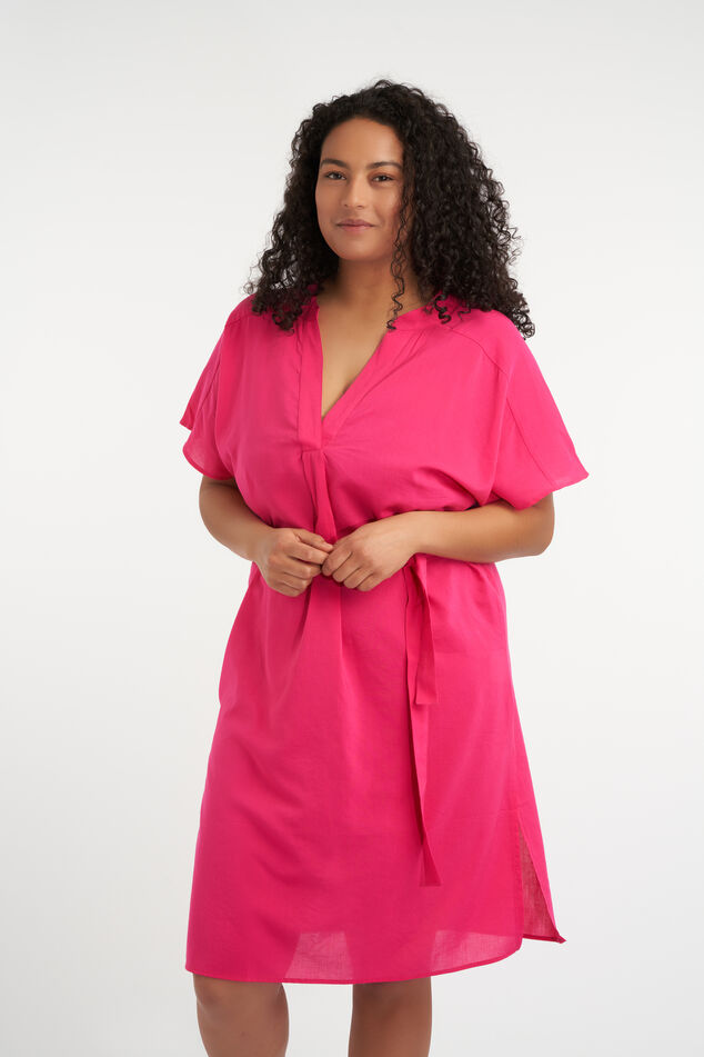 Blusa larga acampanada  image number 0