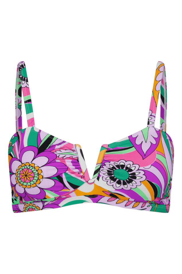 Sujetador de bikini con detalle con forma de V image number 2