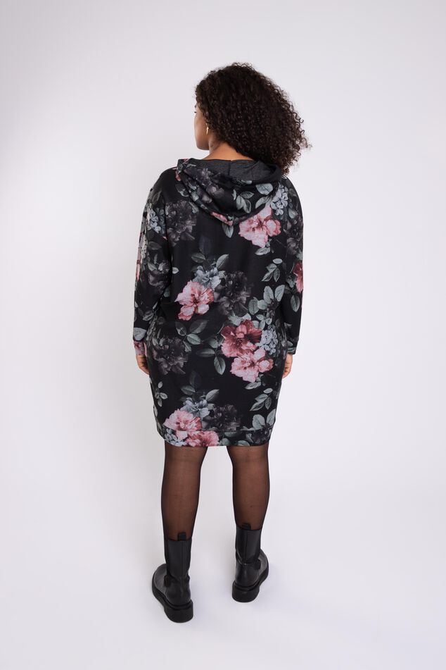Vestido suéter con estampado floral image number 4