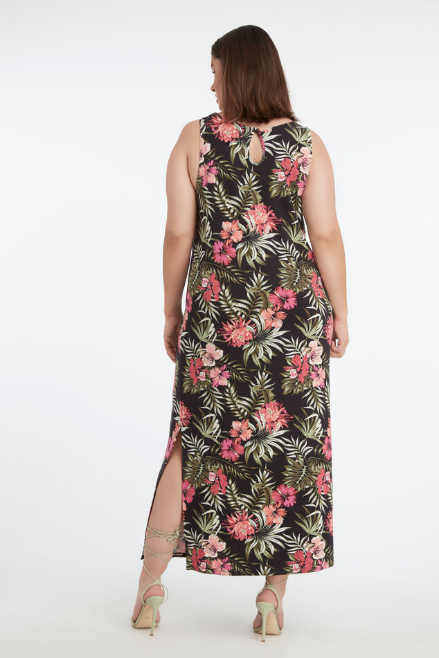 Maxivestido con abertura image number 4