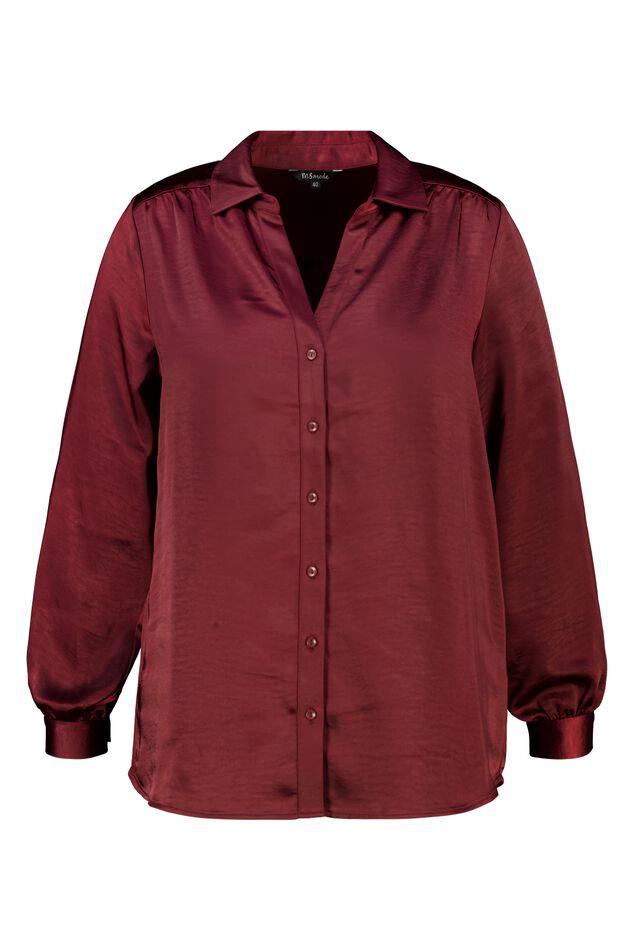 Blusa con aspecto satinado image number 1