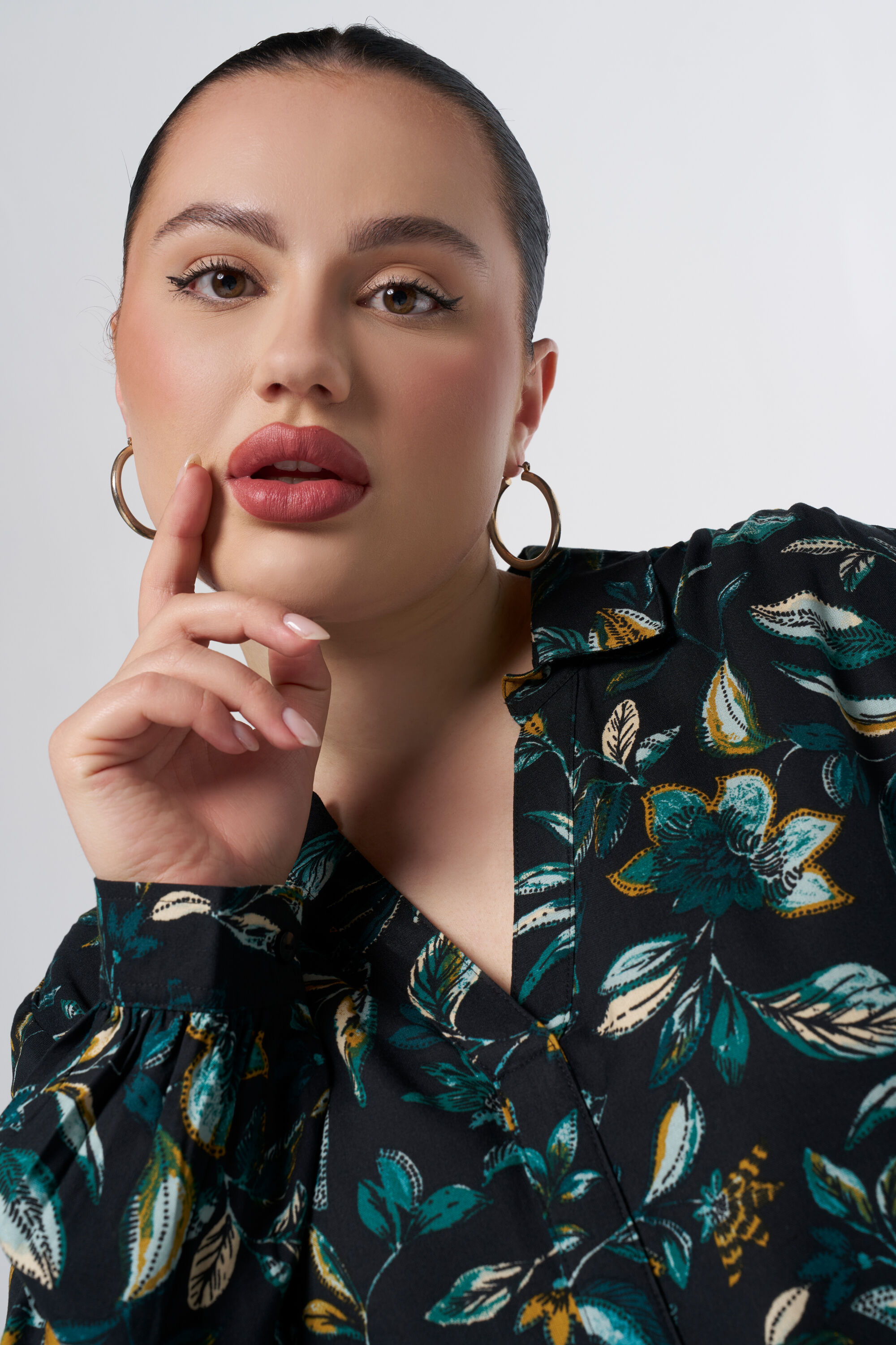 Blusa con estampado  image number 4