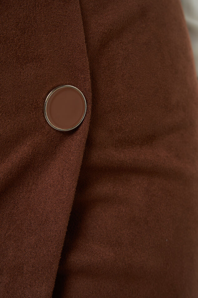 Falda cruzada de ante sintético image number 5