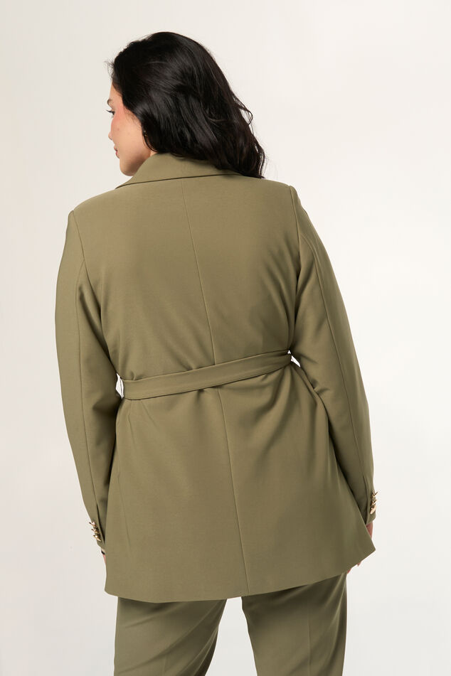 Blazer con cinturón image number 3