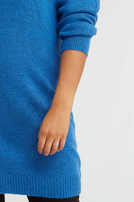 Vestido su&eacute;ter con escote en V image number 6