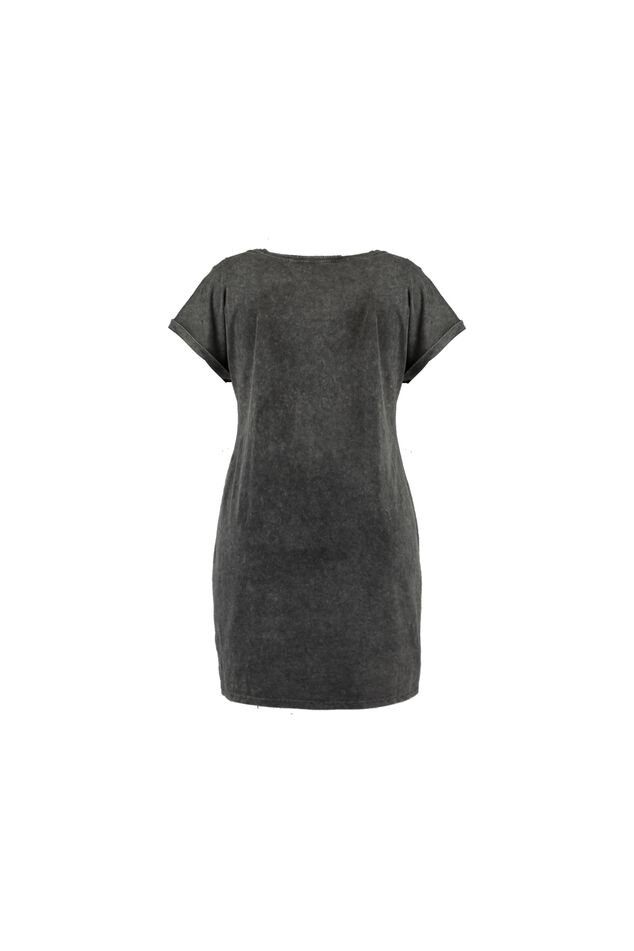 Camiseta larga con estampado image number 2