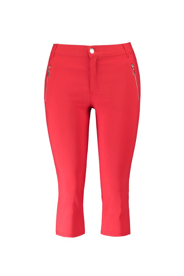Pantalones pirata con cremalleras image number 1