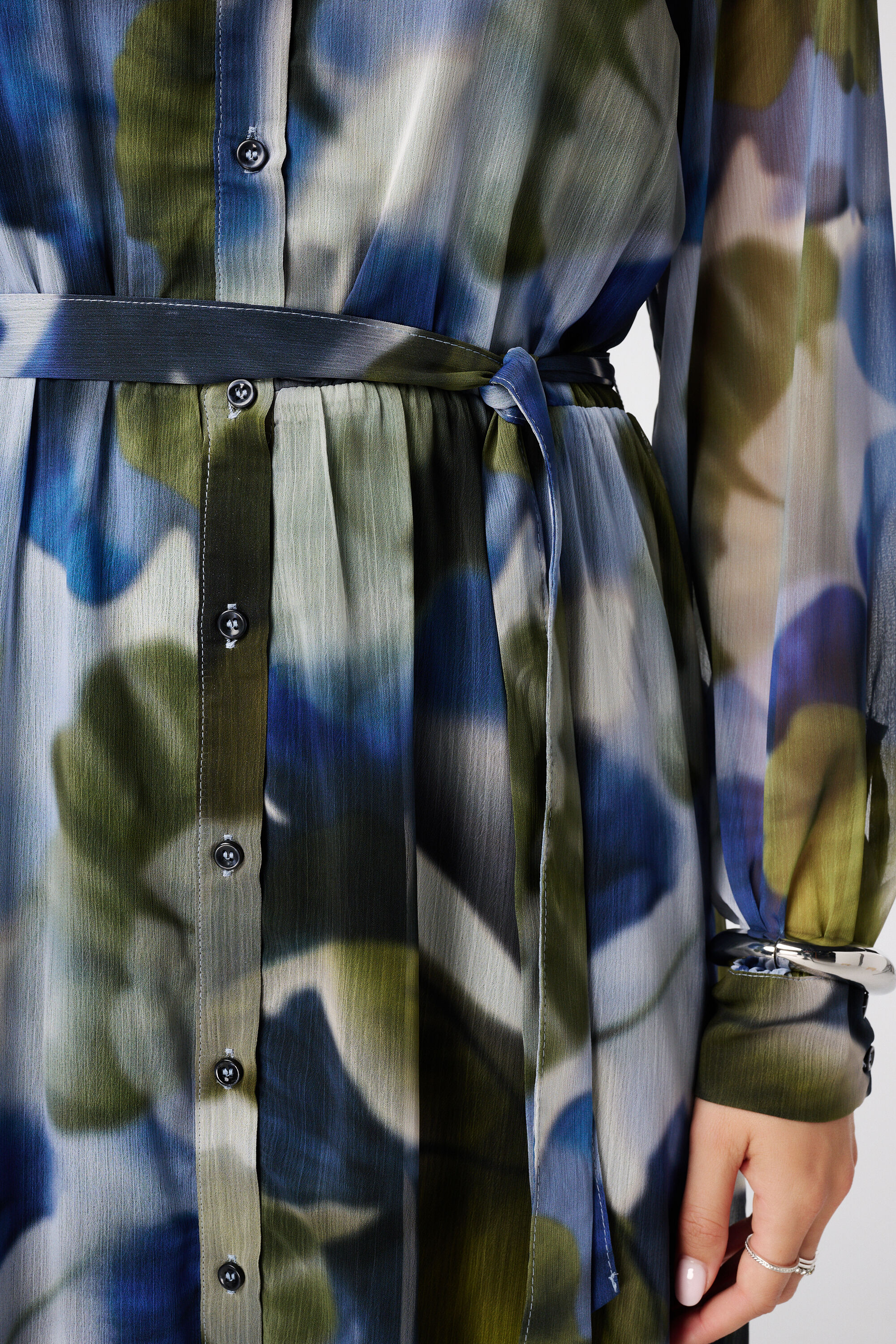 Vestido largo estampado image number 6