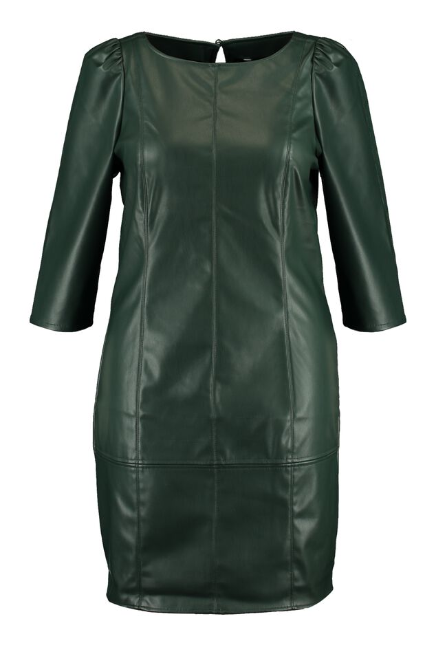 Vestido de cuero sintético image number 2
