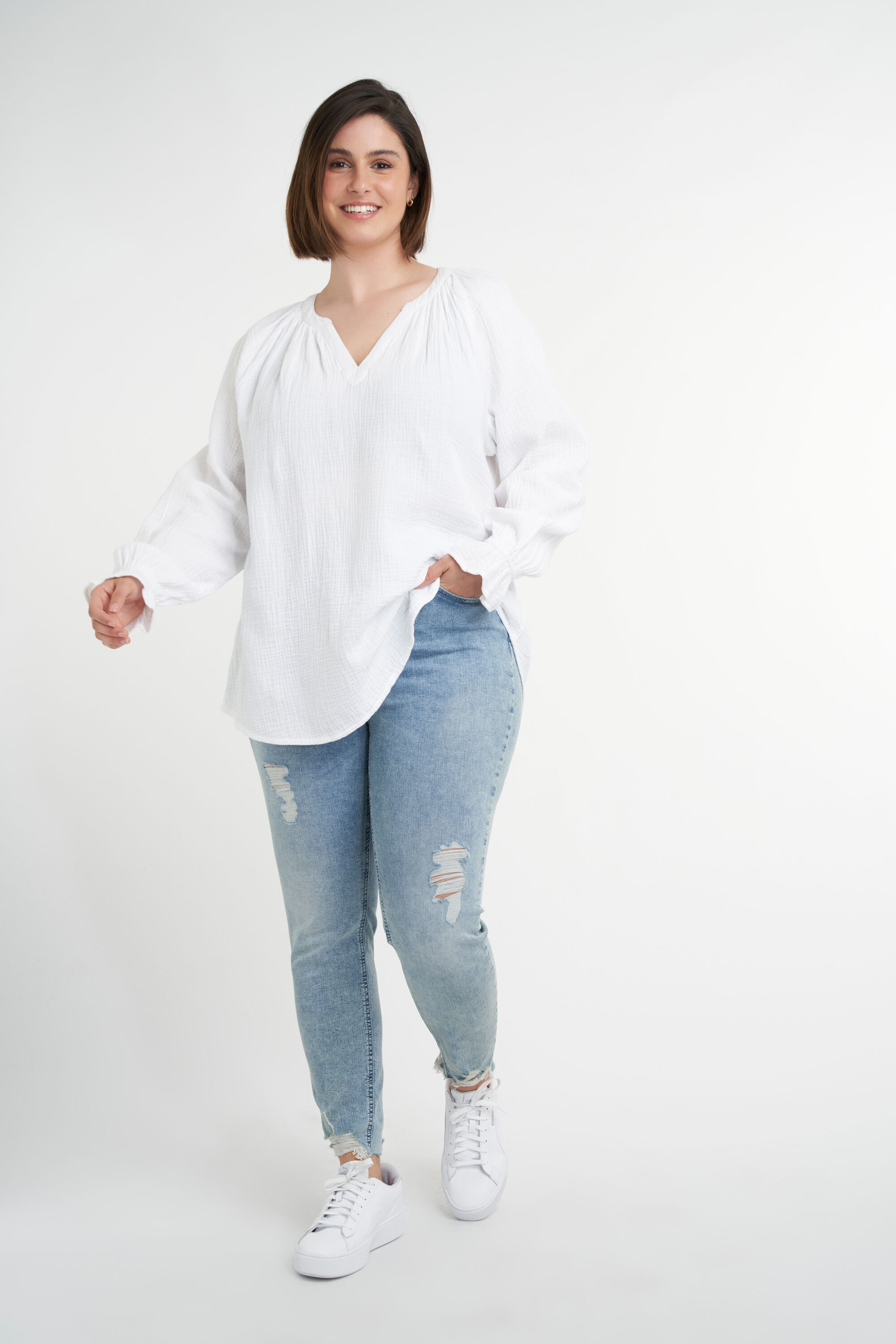 Blusa de muselina image number 6