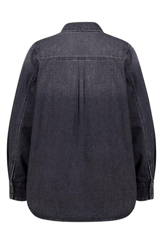 Blusa denim  image number 2