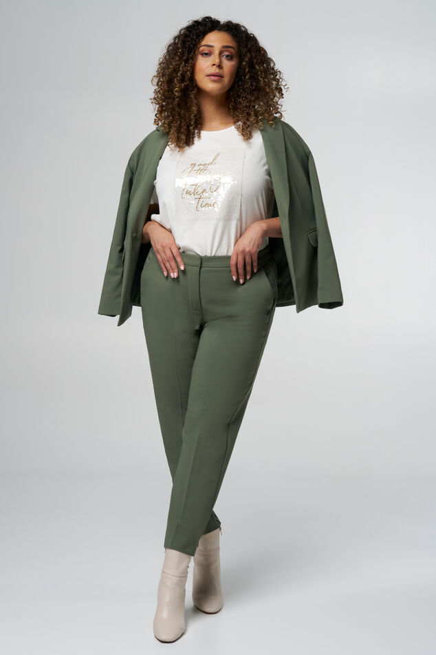 Blazer con tejido elástico( image number 6