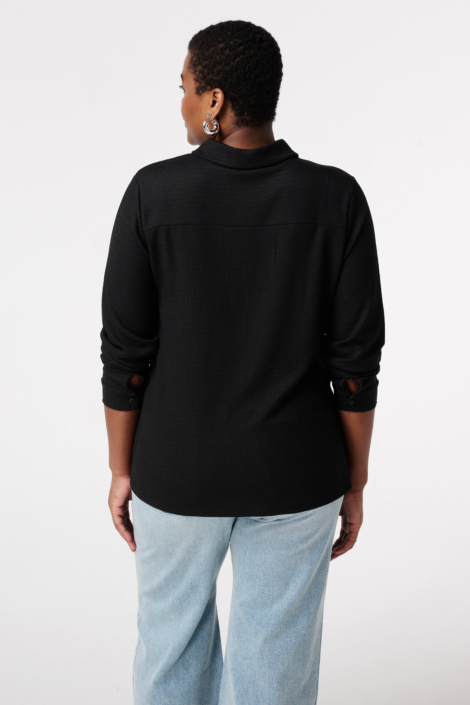 Top tipo camiseta con textura image number 3