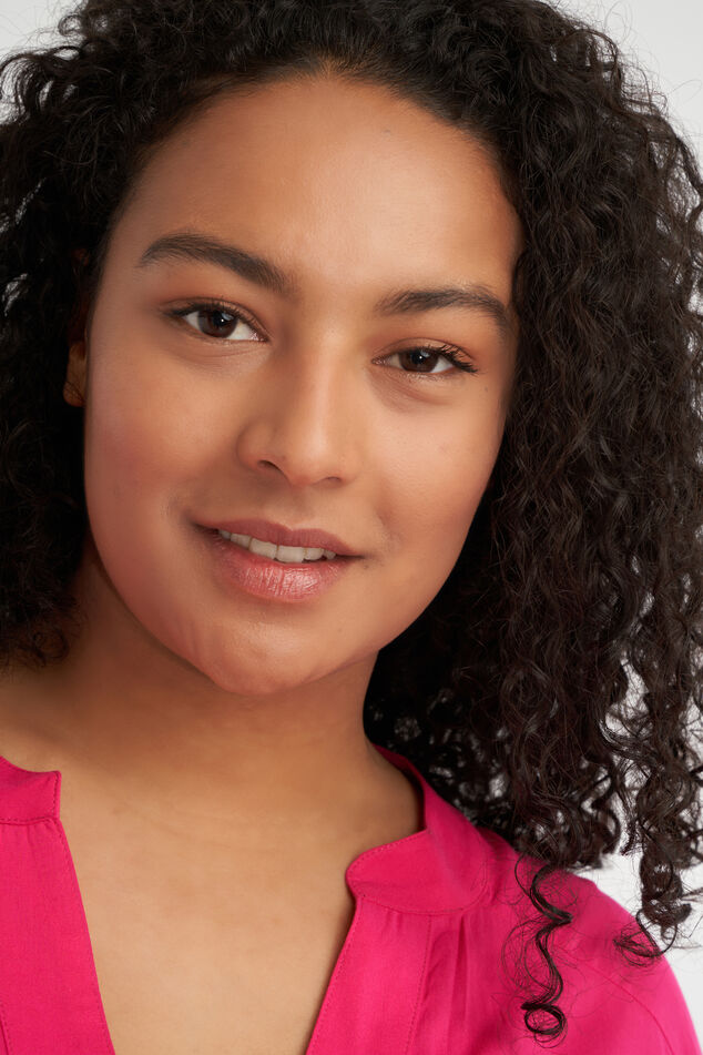 Blusa larga acampanada  image number 6