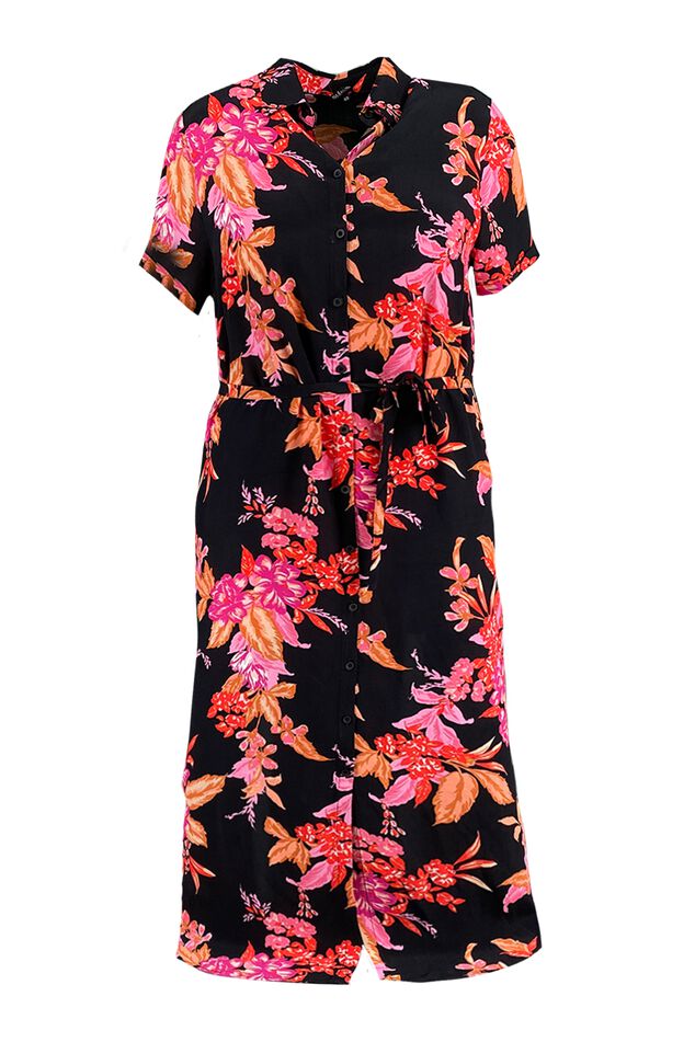 Vestido largo con cinto image number 2