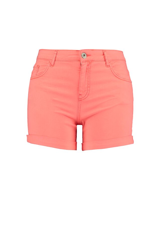Shorts de sarga de color rosa neón image number 1