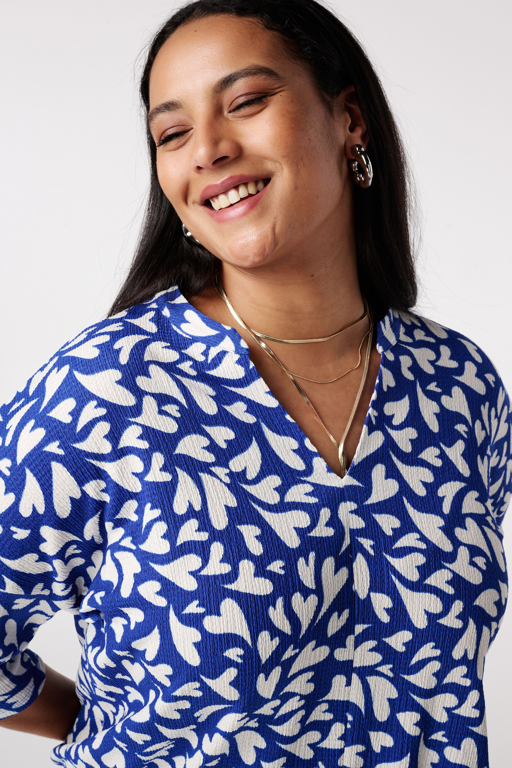 Top con mangas tres cuartos image number 4