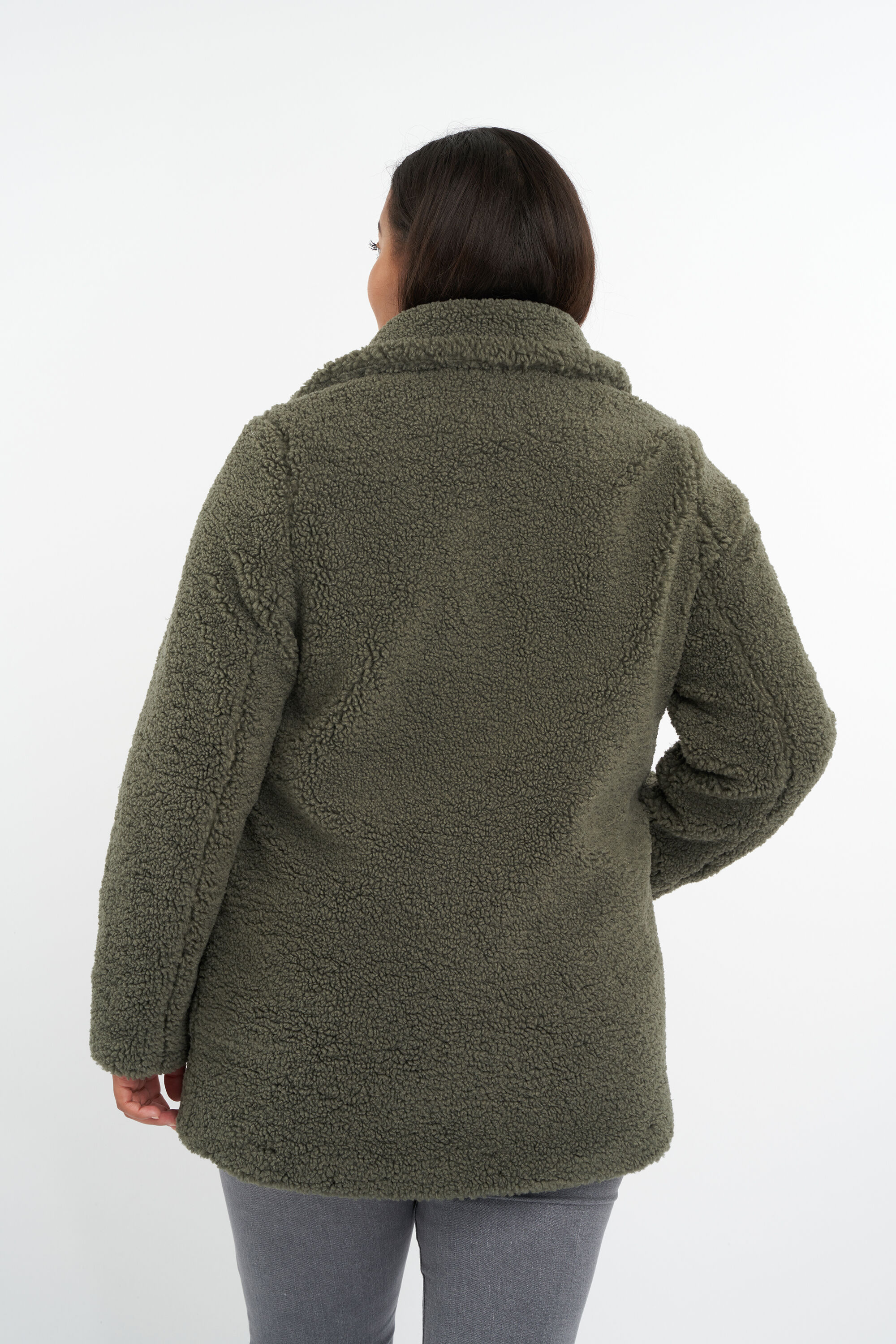 Chaquetas de peluche suave image number 4