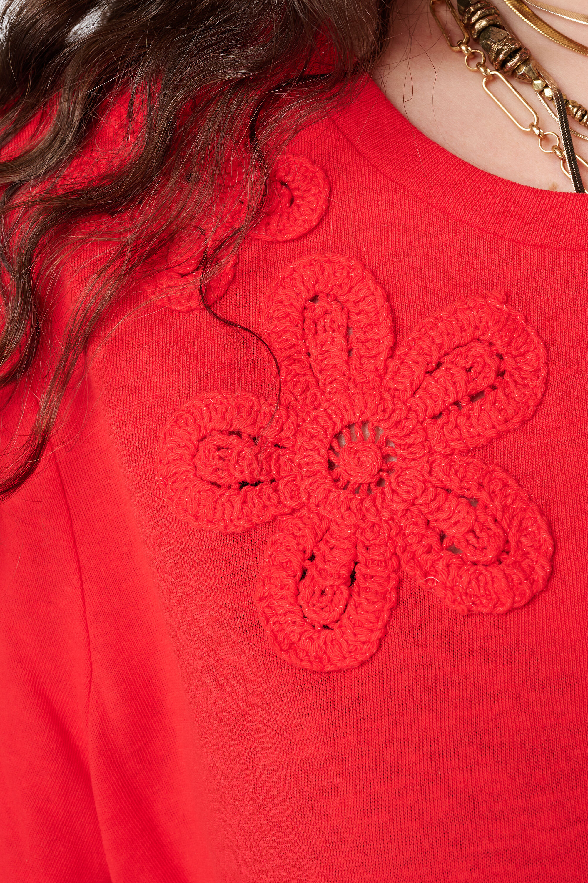 Camiseta con corazones 3D image number 6