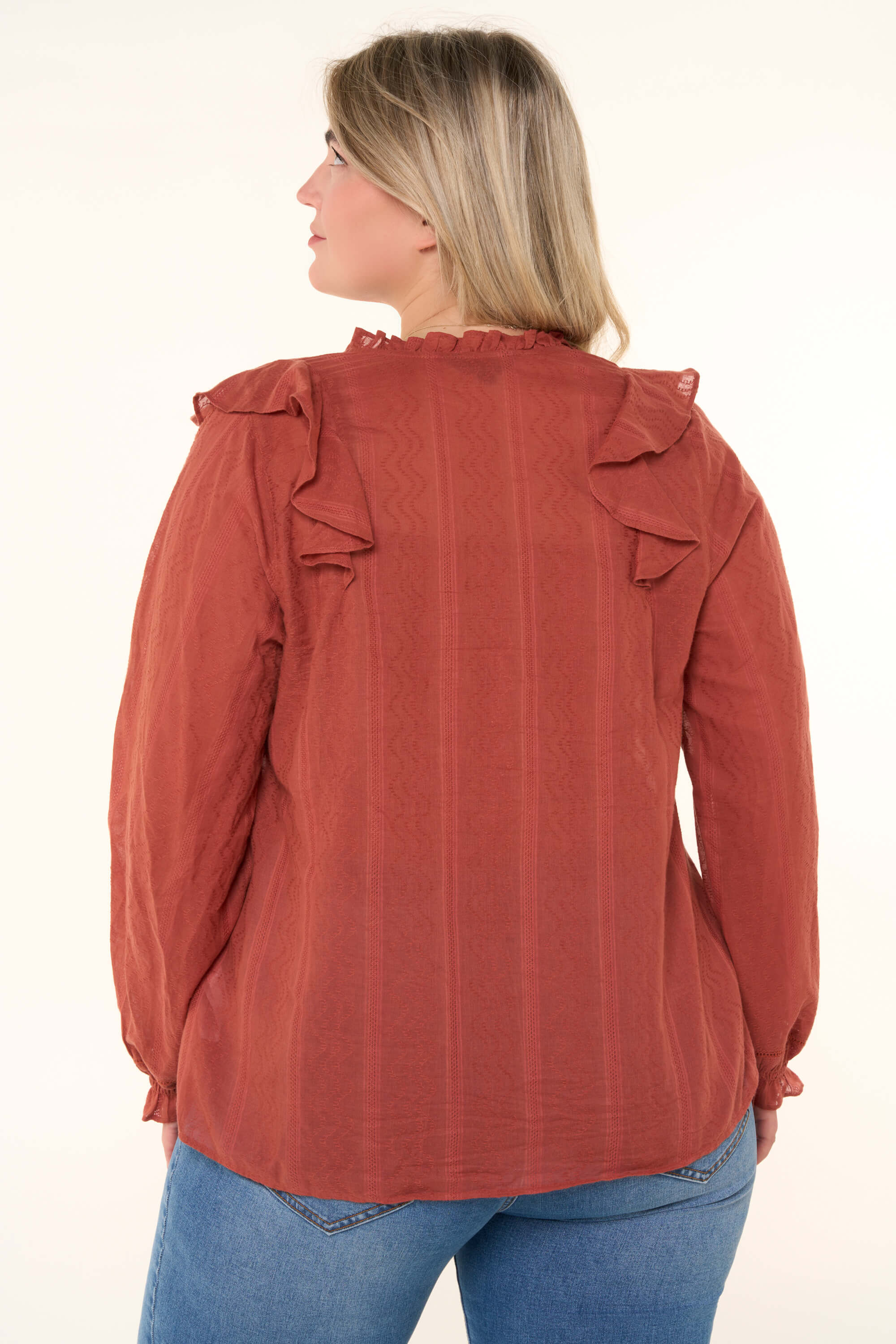 Blusa con manga globo image number 4