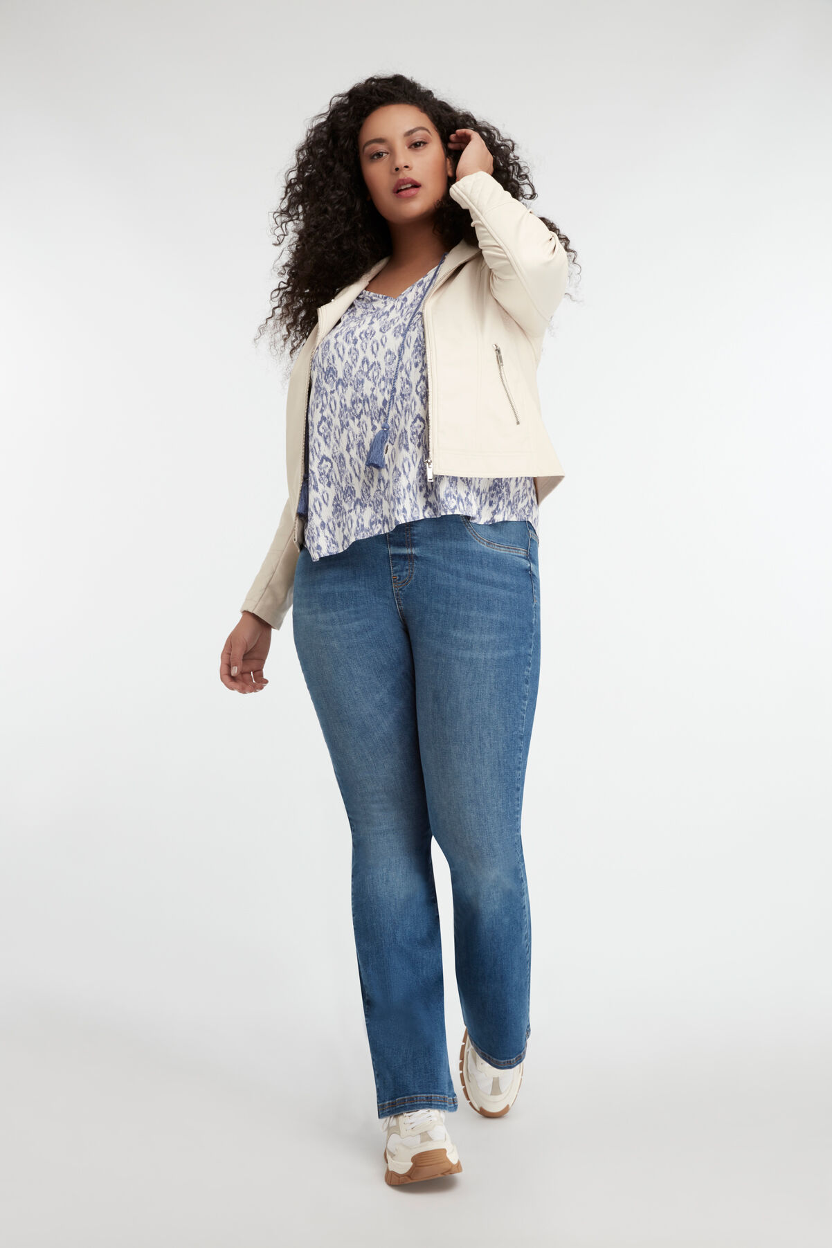 Chaqueta de cuero PU image number 3